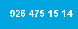 926 475 15 14